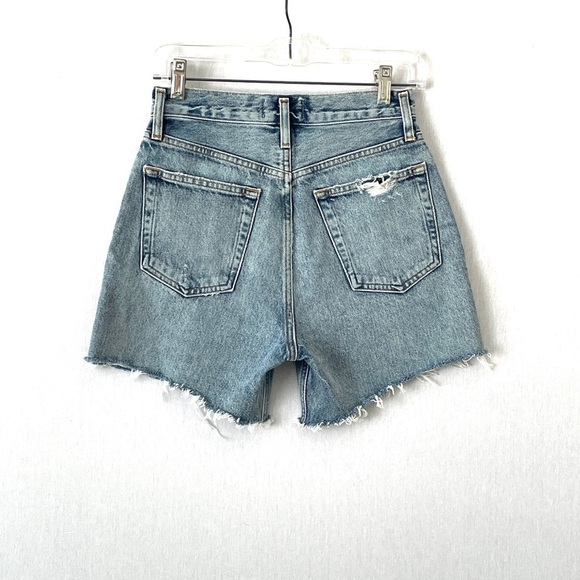 Agolde Riley High Rise Shorts - Picture 5 of 10